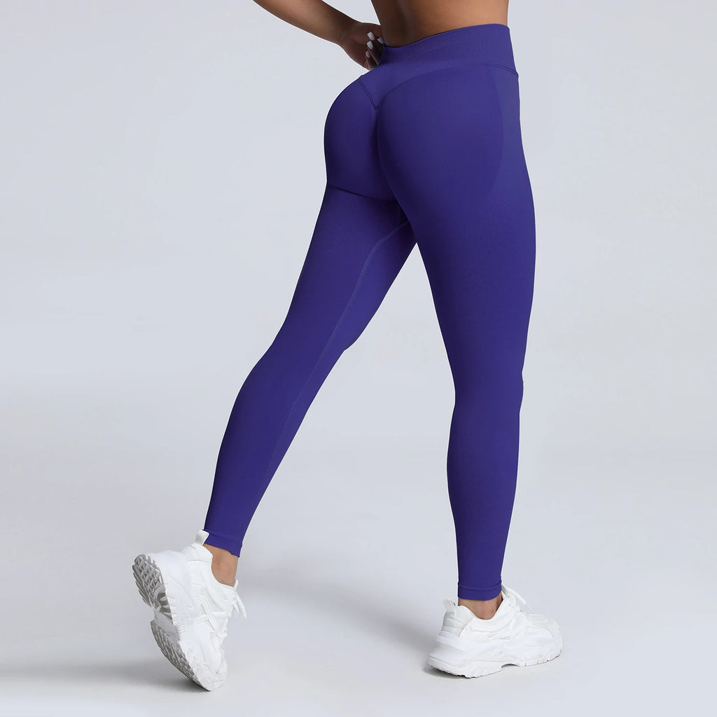 VEQKING Seamless Scrunch Butt Yoga Leggings
