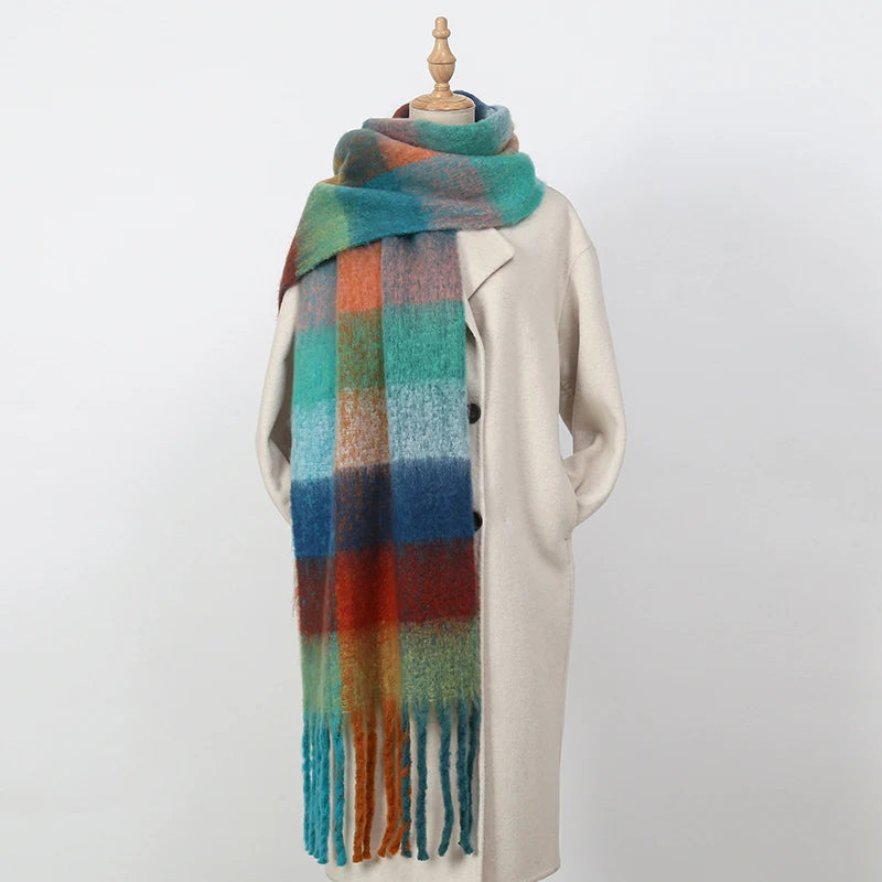 Thick Warm Winter Pashmina Scarf for Women