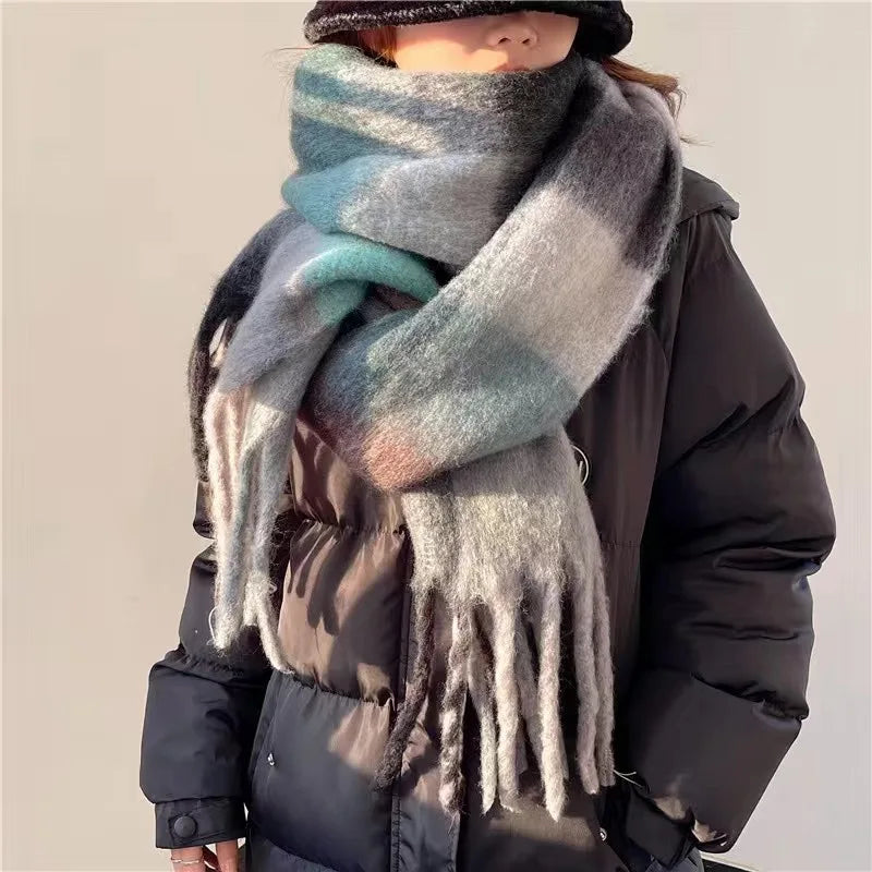 Thick Warm Winter Pashmina Scarf for Women