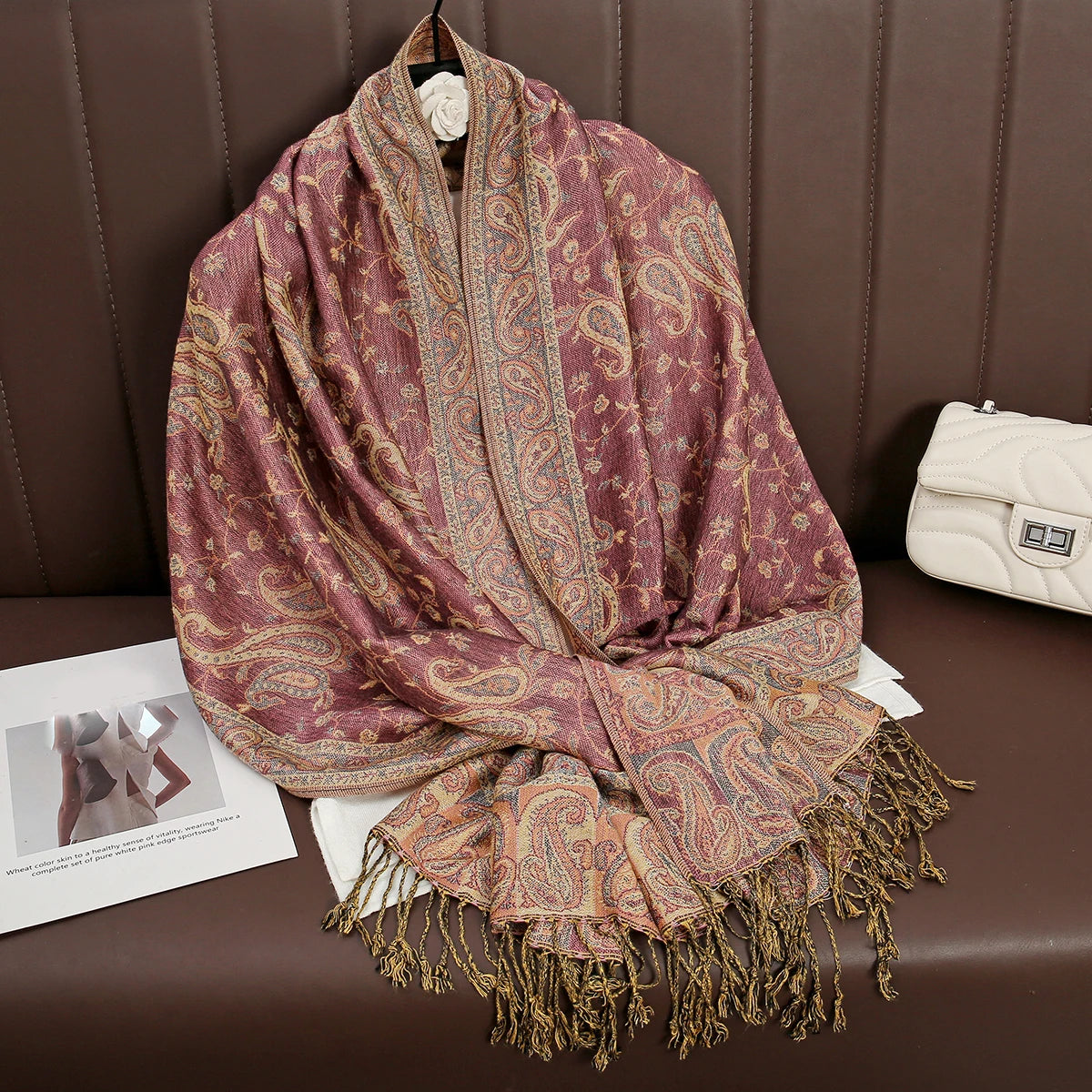 Women’s Luxury Printed Pashmina Shawl