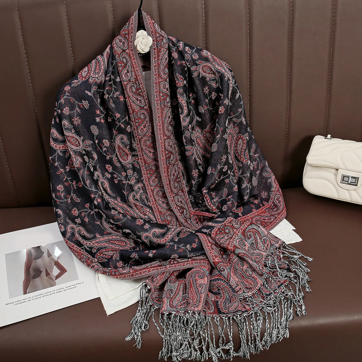 Women’s Luxury Printed Pashmina Shawl