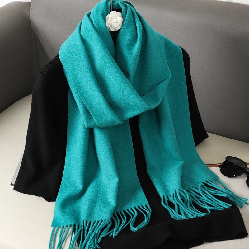 Women’s Cashmere-Feel Winter Scarf – Long & Warm