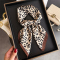 Luxury Satin Silk Square Scarf for Women