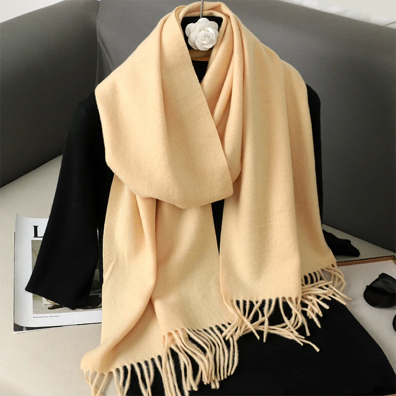 Women’s Cashmere-Feel Winter Scarf – Long & Warm