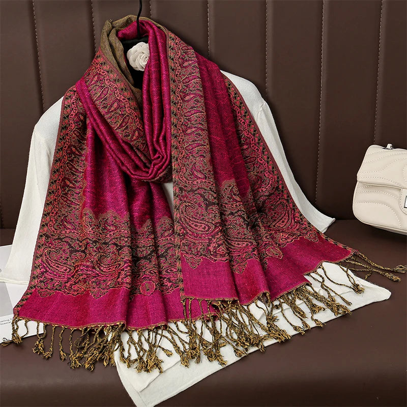 Women’s Luxury Printed Pashmina Shawl