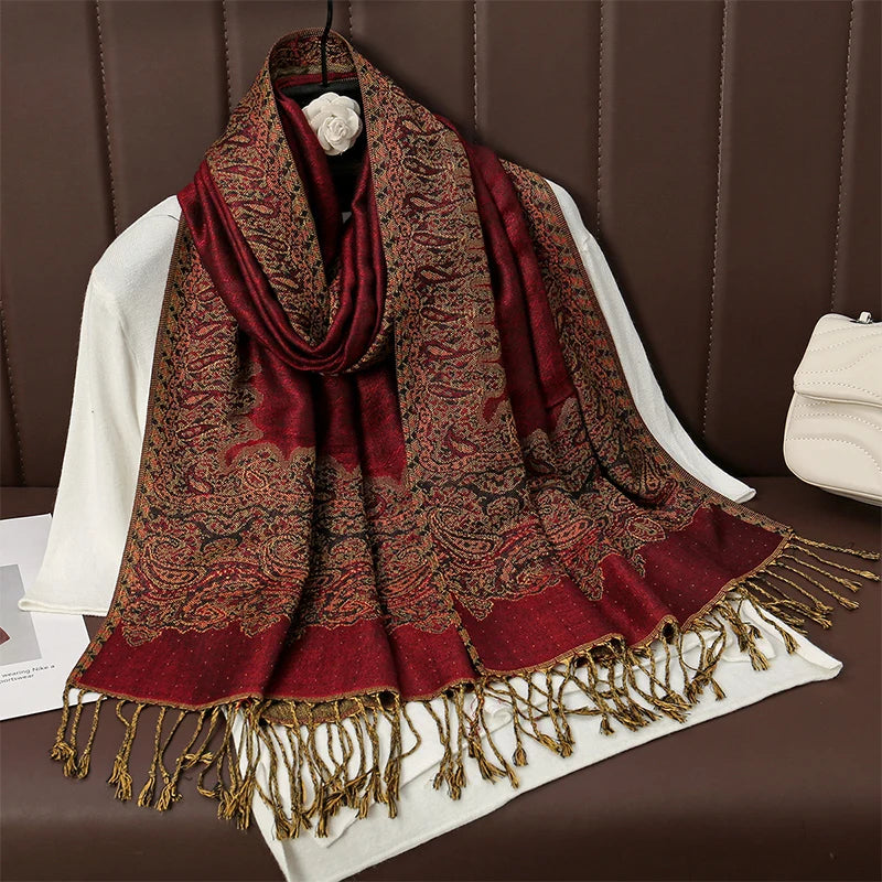 Women’s Luxury Printed Pashmina Shawl
