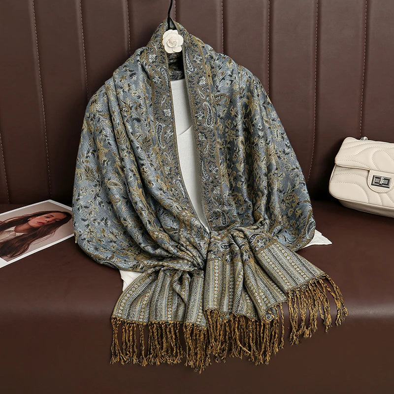 Women’s Luxury Printed Pashmina Shawl