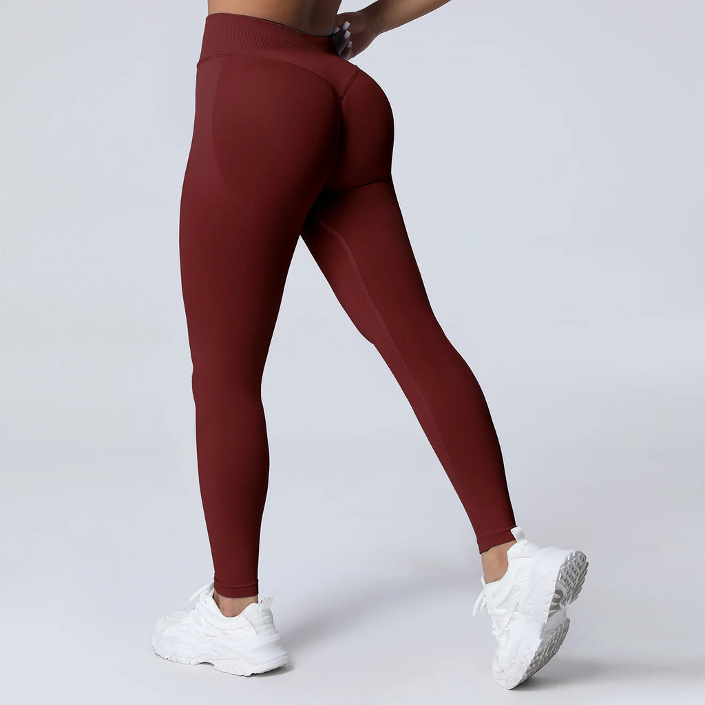 VEQKING Seamless Scrunch Butt Yoga Leggings