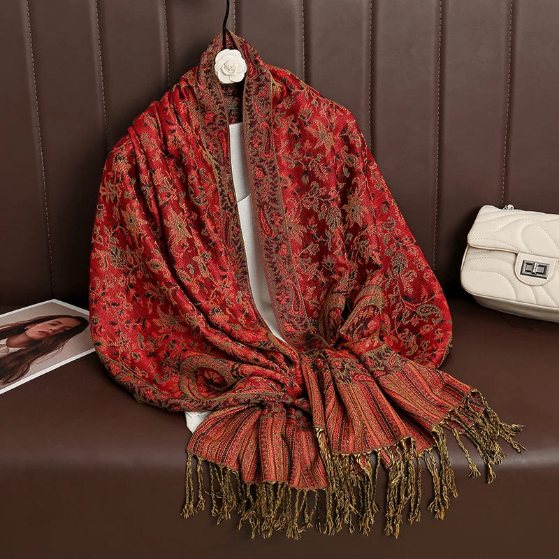 Women’s Luxury Printed Pashmina Shawl