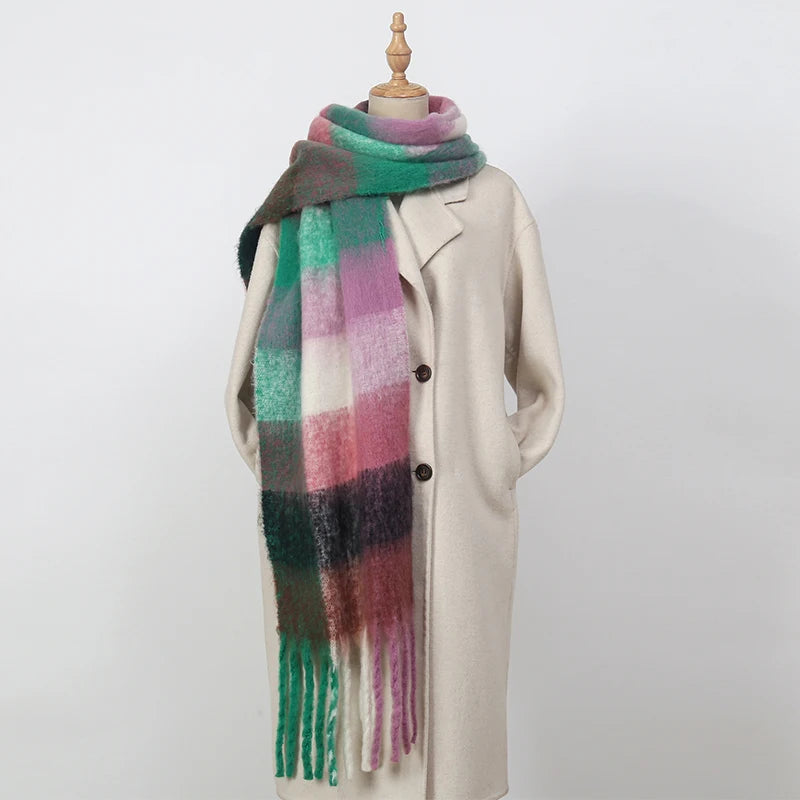 Thick Warm Winter Pashmina Scarf for Women