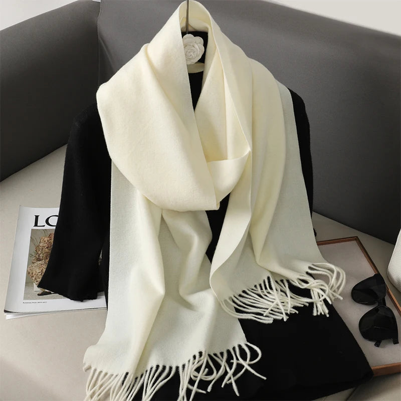Women’s Cashmere-Feel Winter Scarf – Long & Warm