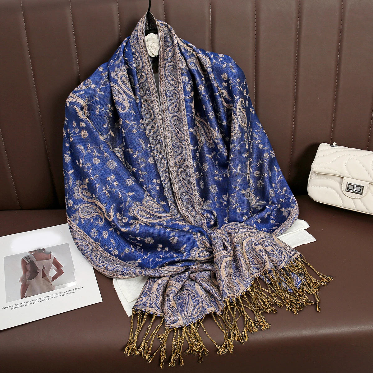 Women’s Luxury Printed Pashmina Shawl