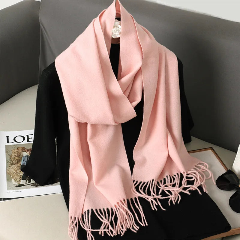 Winter Cashmere Pashmina Scarf (62 Colors)