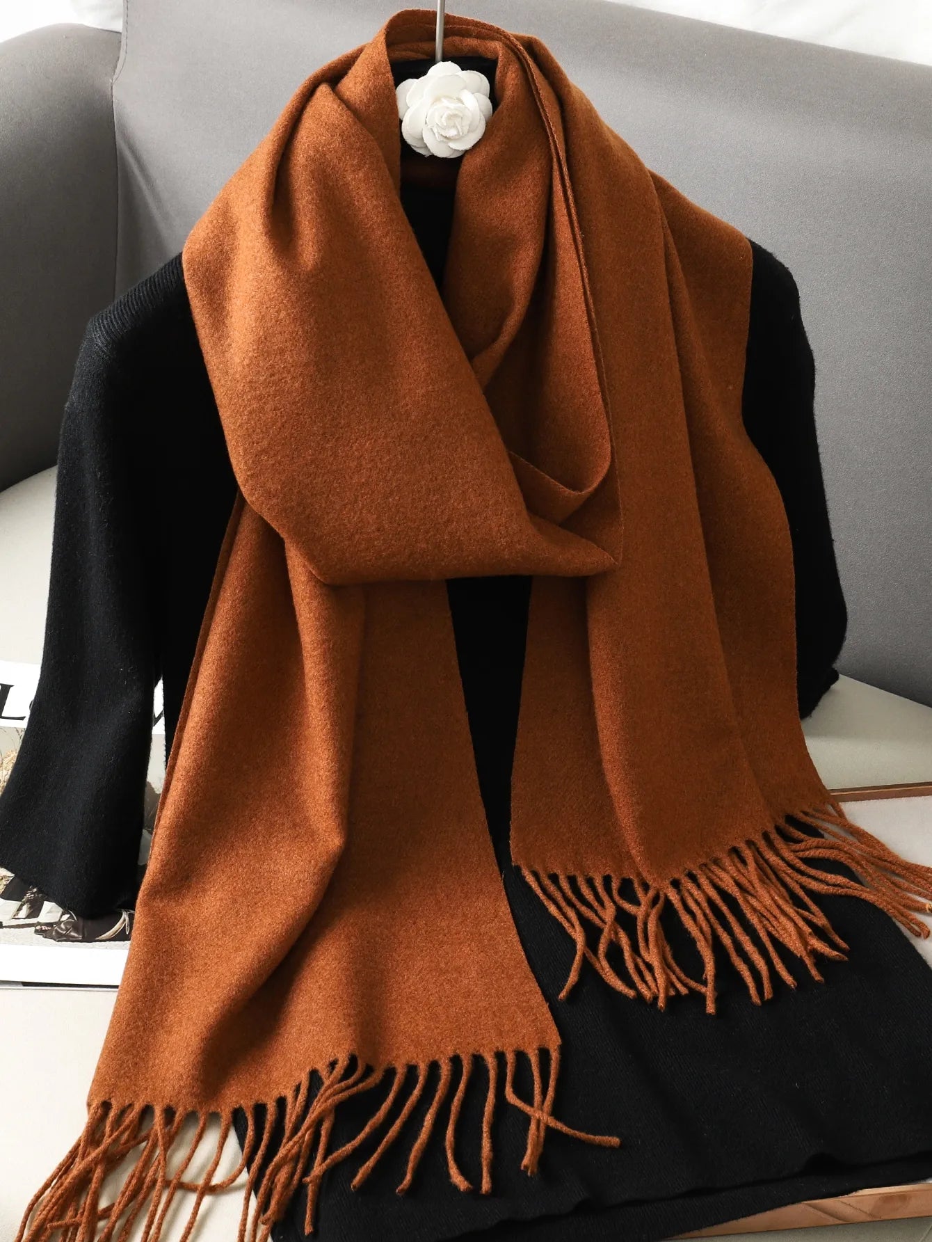 Winter Cashmere Pashmina Scarf (62 Colors)