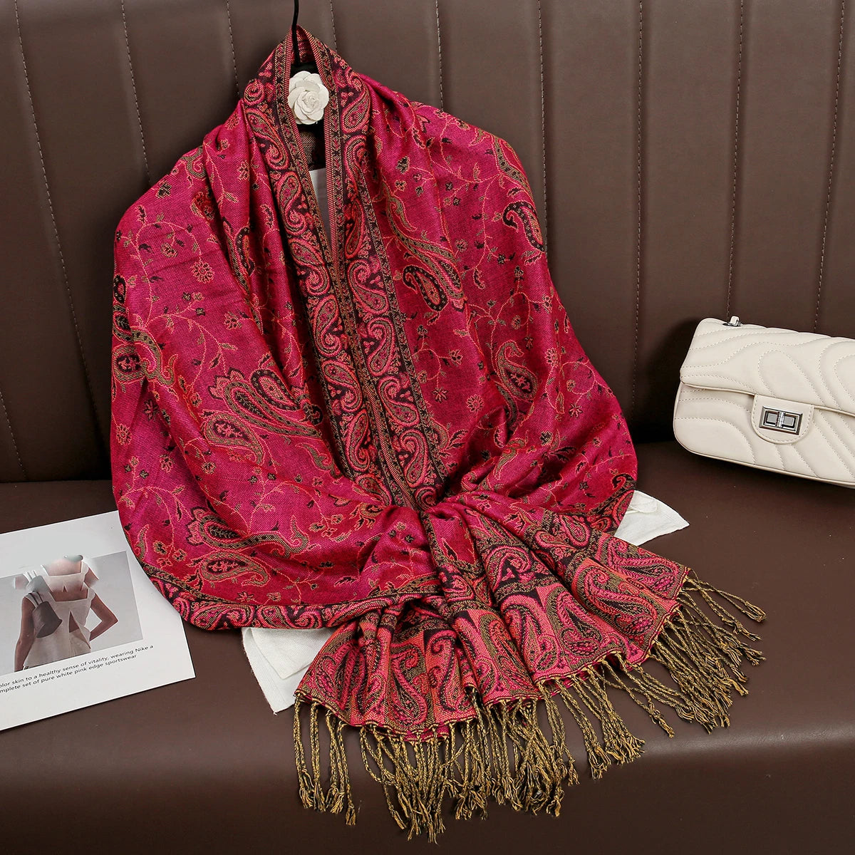 Women’s Luxury Printed Pashmina Shawl