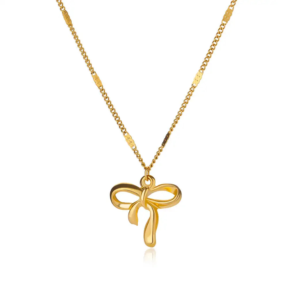 Gold Heart Pendant Necklace for Women