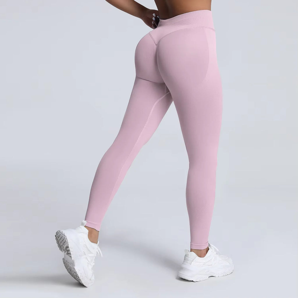 VEQKING Seamless Scrunch Butt Yoga Leggings