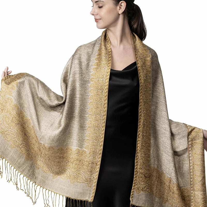 Women’s Luxury Printed Pashmina Shawl