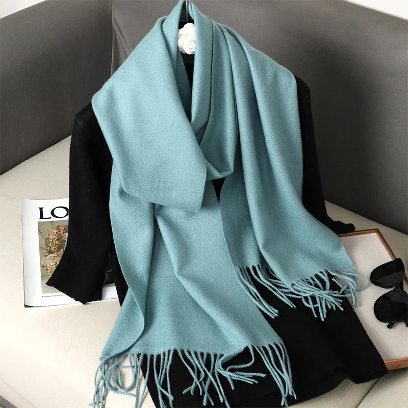 Women’s Cashmere-Feel Winter Scarf – Long & Warm