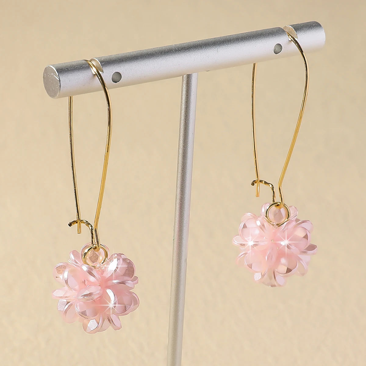 Women’s Pearl Petal Ball Earrings (2PCS)