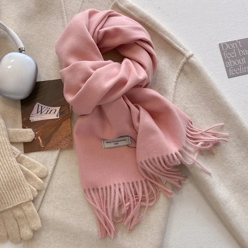 Women’s Luxury Wool Pashmina Winter Scarf