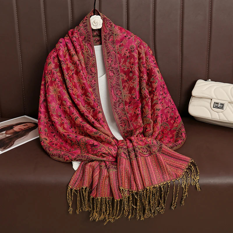 Women’s Luxury Printed Pashmina Shawl