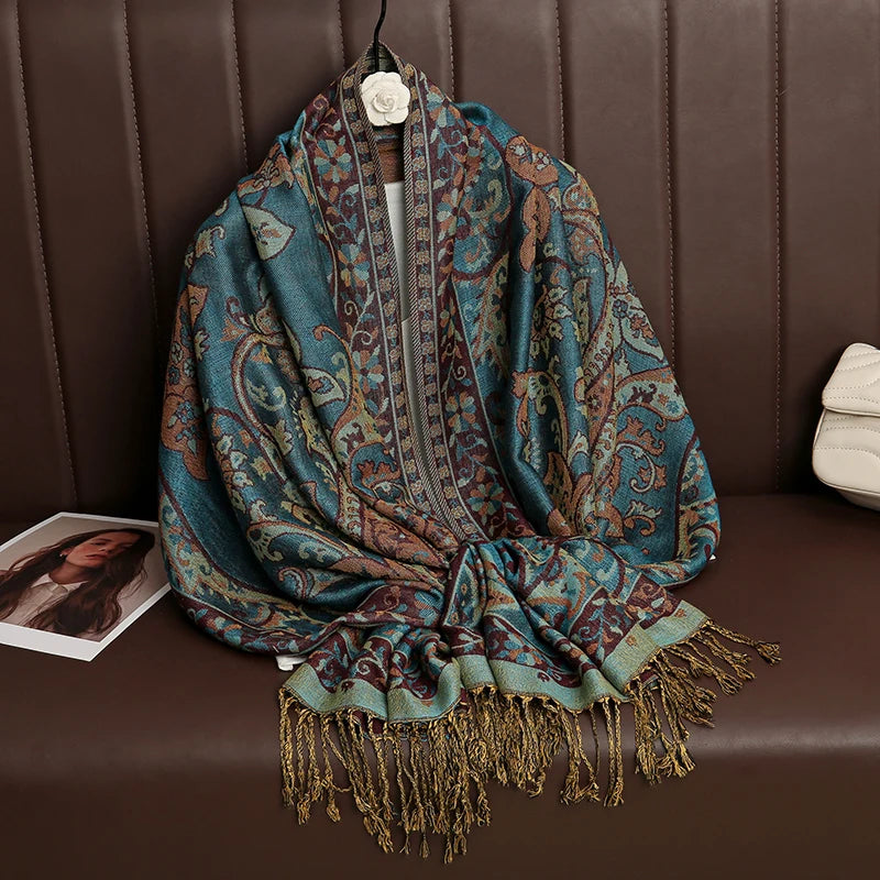 Women’s Luxury Printed Pashmina Shawl