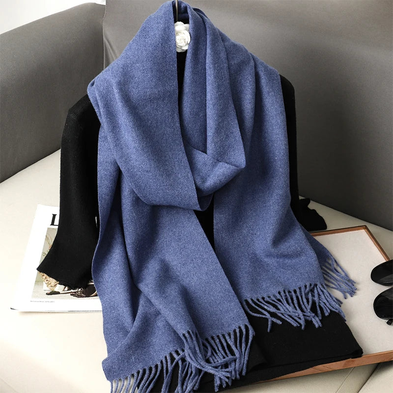 Women’s Cashmere-Feel Winter Scarf – Long & Warm
