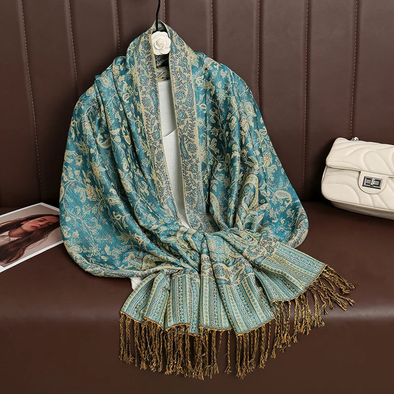 Women’s Luxury Printed Pashmina Shawl