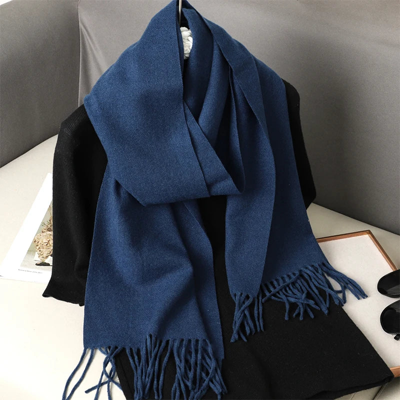 Women’s Cashmere-Feel Winter Scarf – Long & Warm
