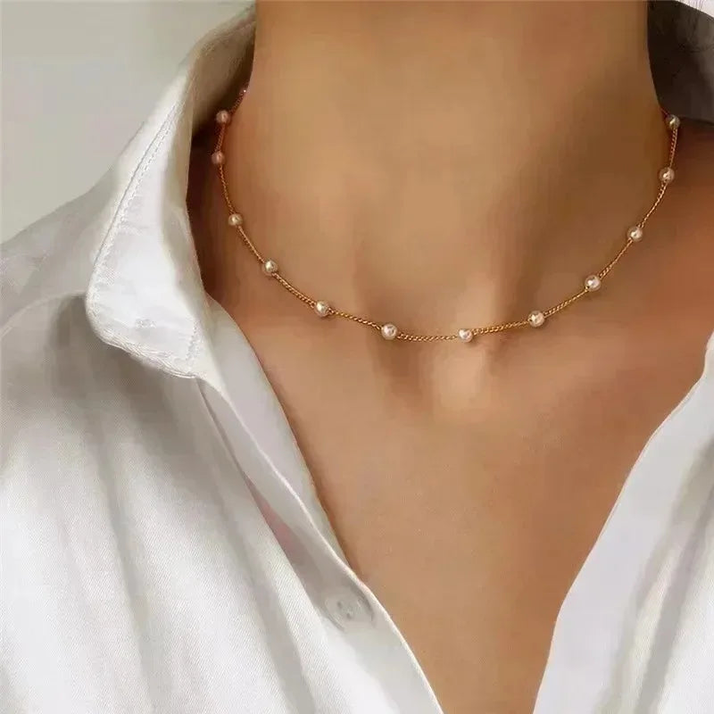 Fashion Pearl Beads Pendant Necklace for Women 2026