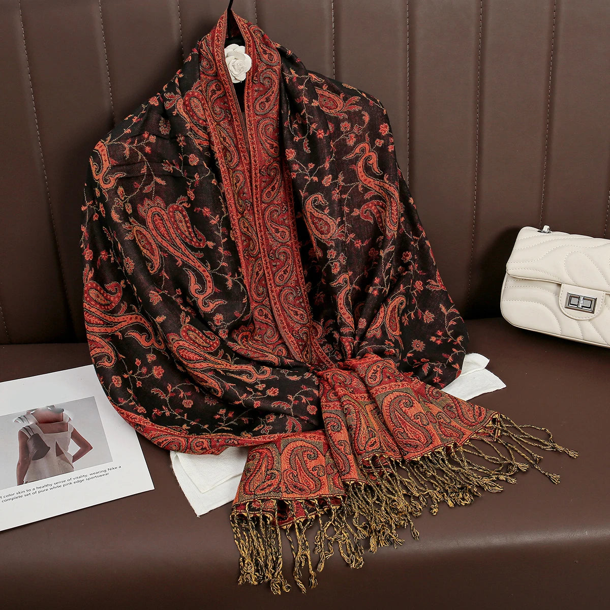 Women’s Luxury Printed Pashmina Shawl