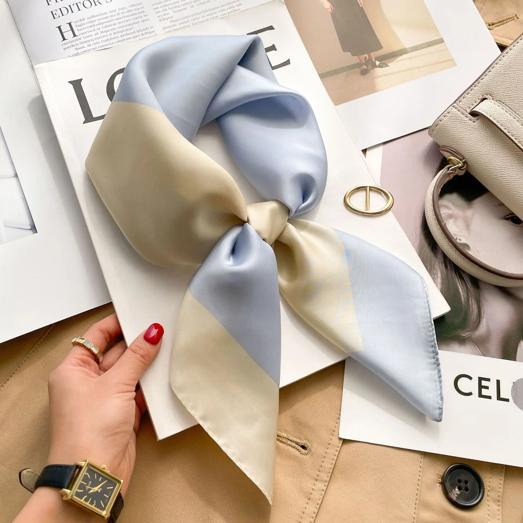 Women’s Printed Silk Square Scarf