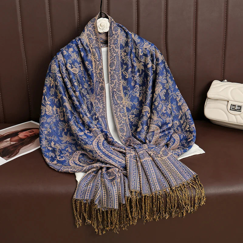 Women’s Luxury Printed Pashmina Shawl