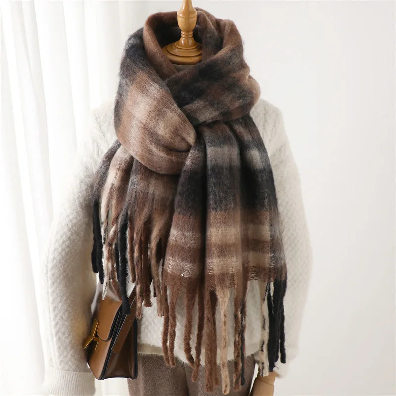 Thick Warm Winter Pashmina Scarf for Women