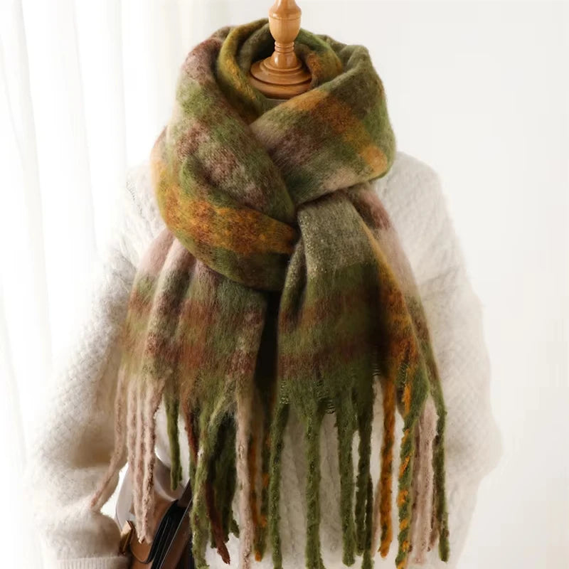 Thick Warm Winter Pashmina Scarf for Women