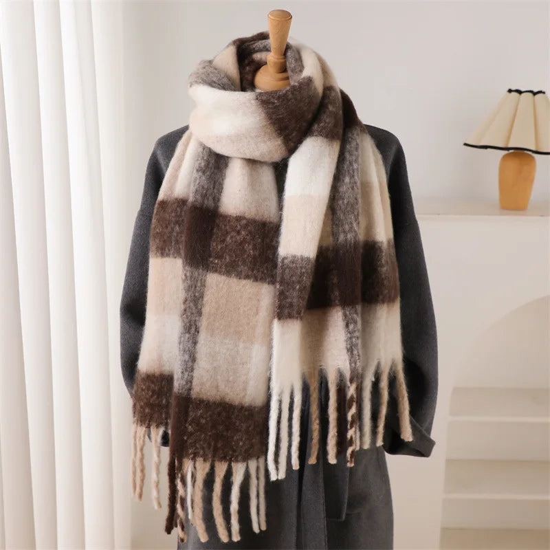 Thick Warm Winter Pashmina Scarf for Women