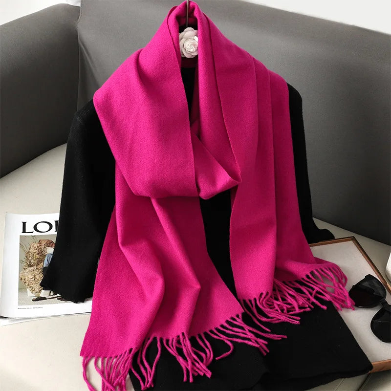 Winter Cashmere Pashmina Scarf (62 Colors)