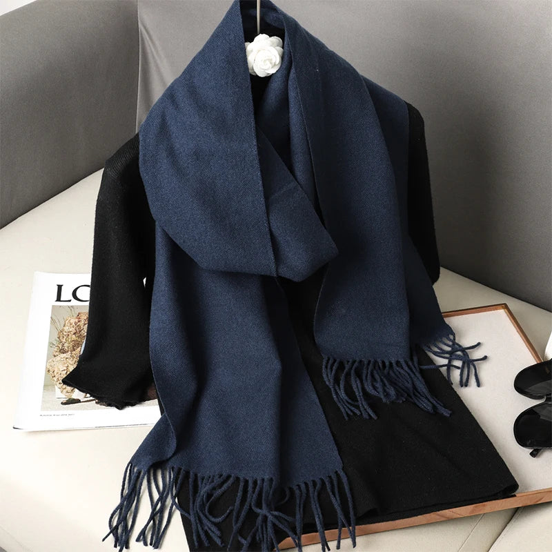 Women’s Cashmere-Feel Winter Scarf – Long & Warm