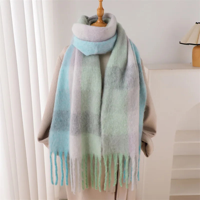 Thick Warm Winter Pashmina Scarf for Women