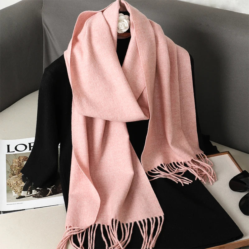 Women’s Cashmere-Feel Winter Scarf – Long & Warm