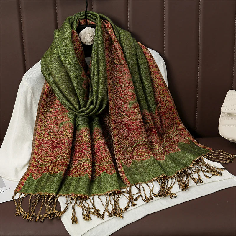 Women’s Luxury Printed Pashmina Shawl