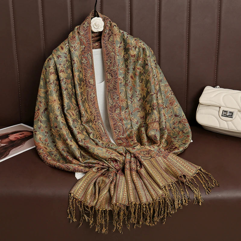 Women’s Luxury Printed Pashmina Shawl