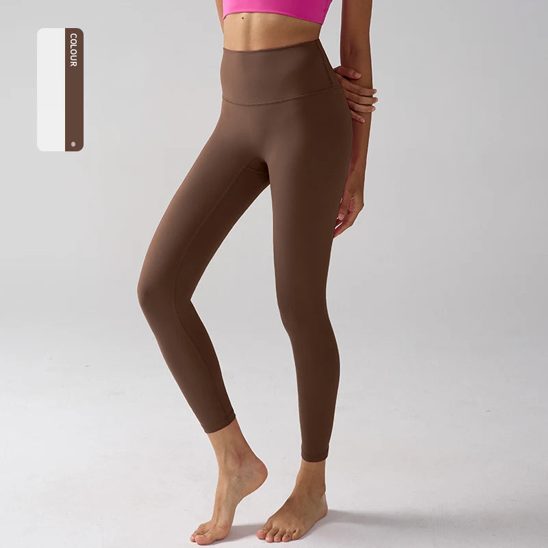High-Waist Naked-Feel Fitness Leggings