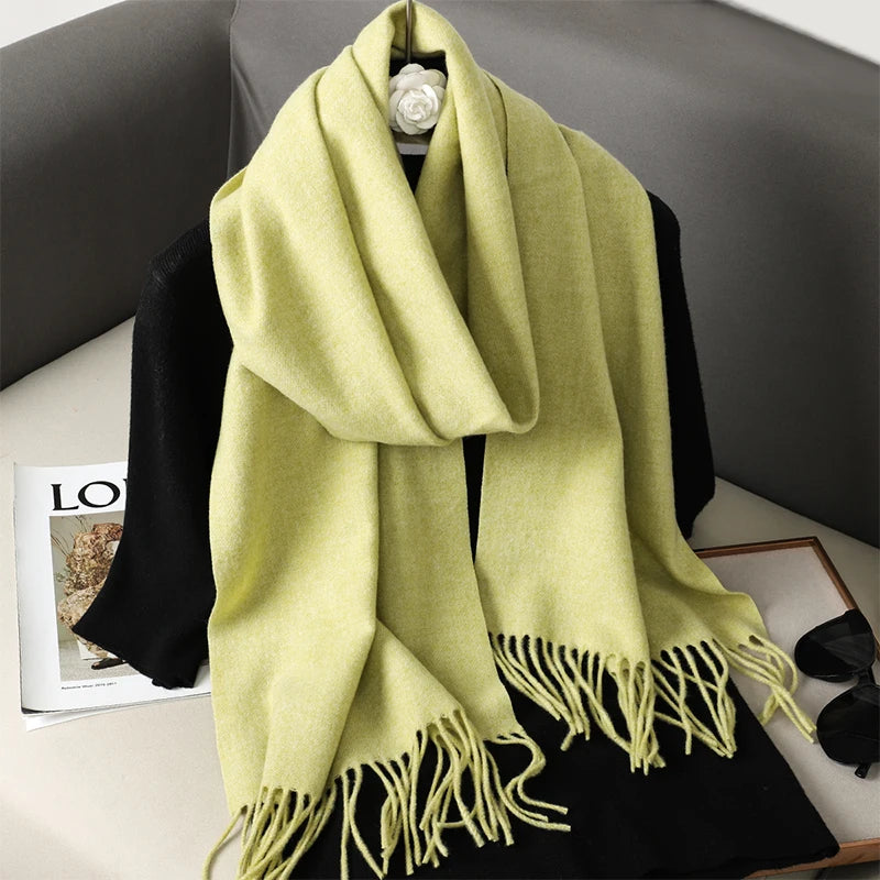 Women’s Cashmere-Feel Winter Scarf – Long & Warm