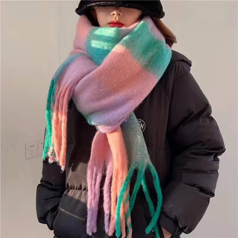 Thick Warm Winter Pashmina Scarf for Women