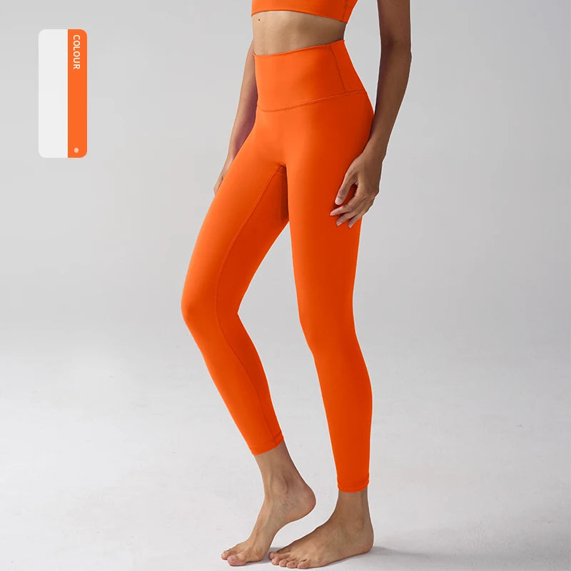 High-Waist Naked-Feel Fitness Leggings