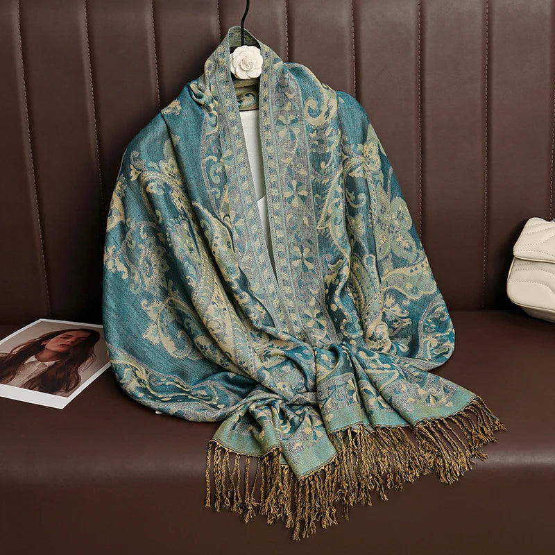Women’s Luxury Printed Pashmina Shawl