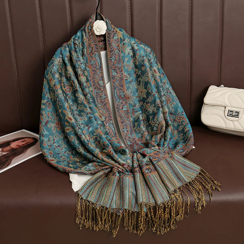 Women’s Luxury Printed Pashmina Shawl