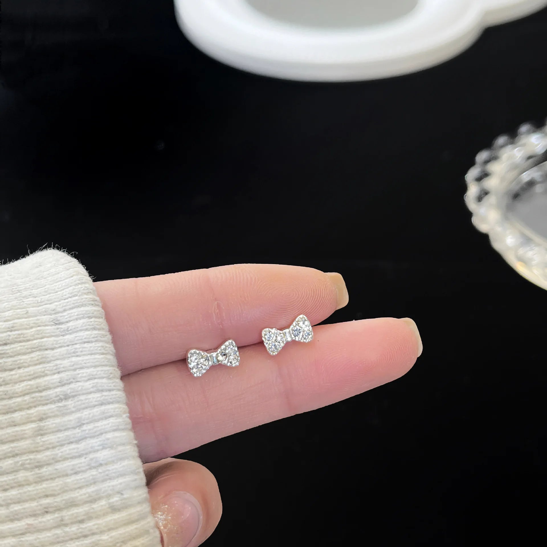 Women’s Gold Multi-Shape Stud Earrings (2PCS)